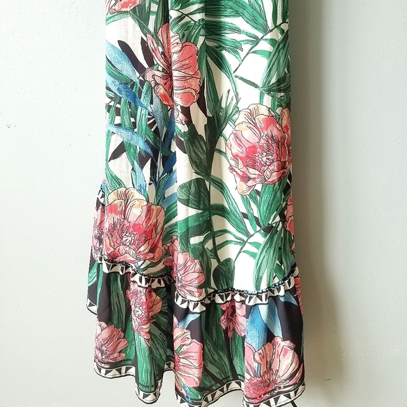 Flying Tomato High Low Floral Dress Size Large - Picture 8 of 10